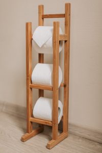 porte papier toilette bois